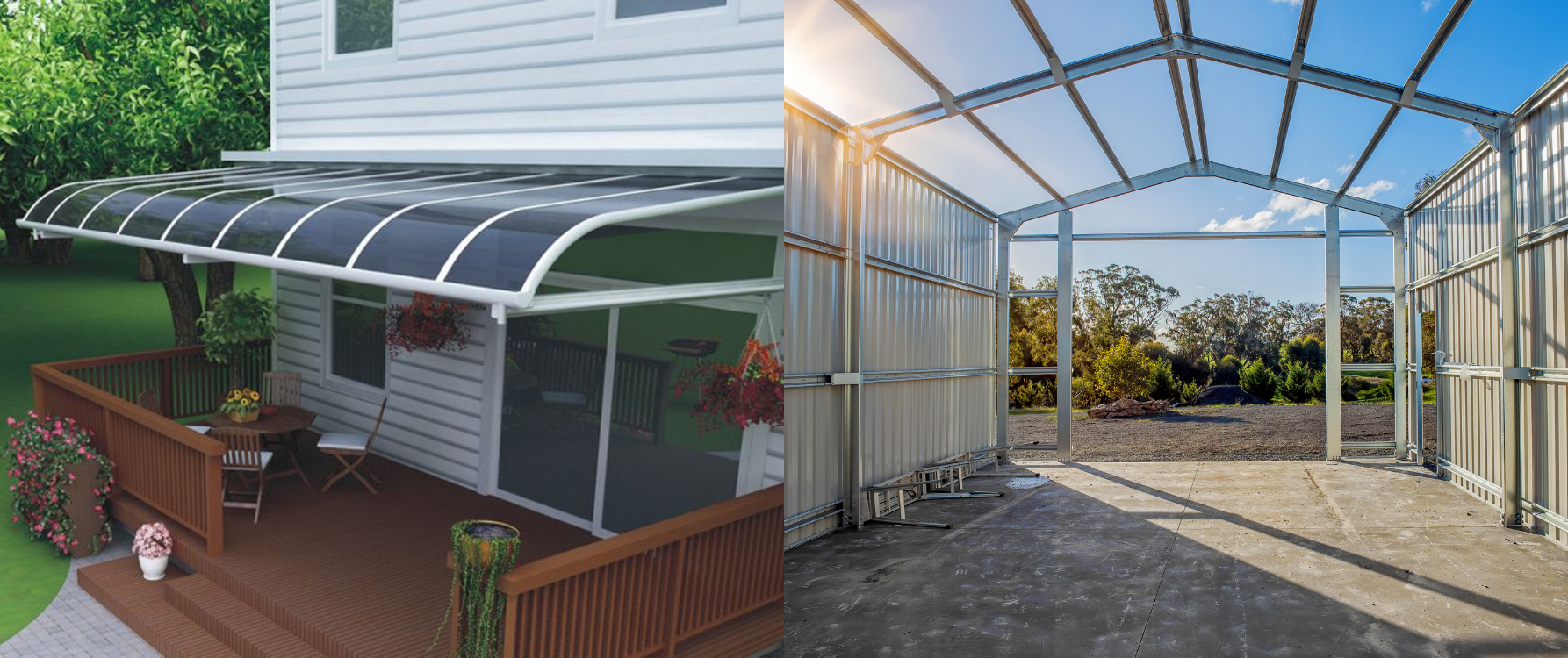 Aluminium Roofing & Sheds